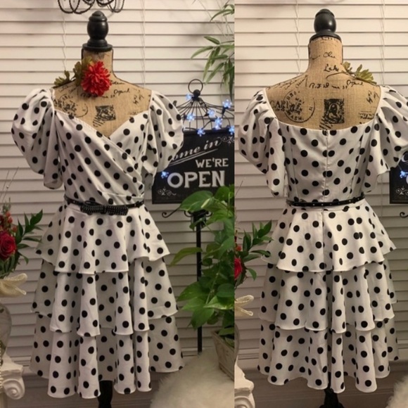 CQ by CQ POLKA DOT PRINT MINI DRESS - Picture 8 of 9